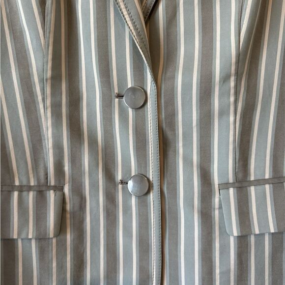 Lafayette 148 New York Vangie Striped Blazer - Picture 4 of 9